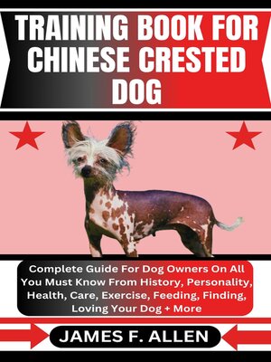 cover image of TRAINING BOOK FOR CHINESE CRESTED DOG